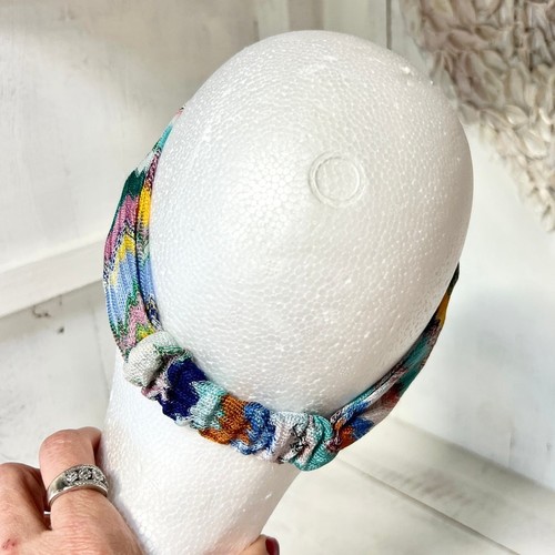 Diadema MISSONI MARE Estampado Chevron Torcido Anudada Multicolor Talla Única - Imagen 3 de 5