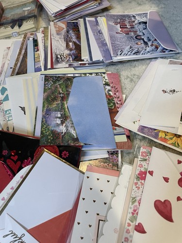 HUGE LOT OF GREETING CARDS Some Envelopes Some Vintage, New, Unused, Celebration - Picture 9 of 10