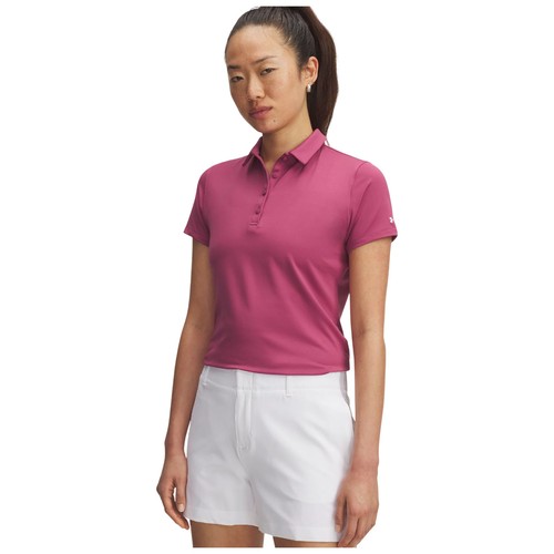 Camisa polo de golf Under Armour para damas playoff liviana transpirable elástica UA - Imagen 7 de 14