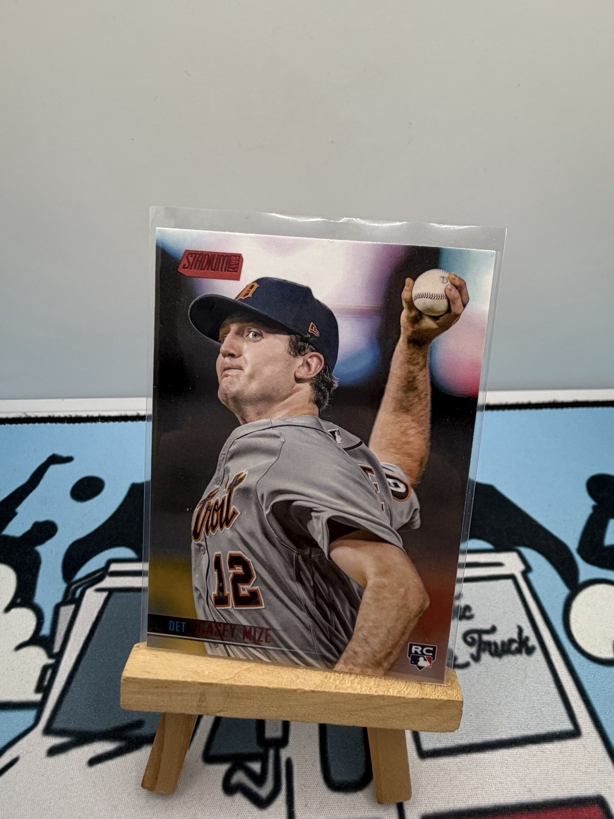 2021 Topps Stadium Club Casey Mize #82 Red Foil Rookie Card RC Detroit Tigers