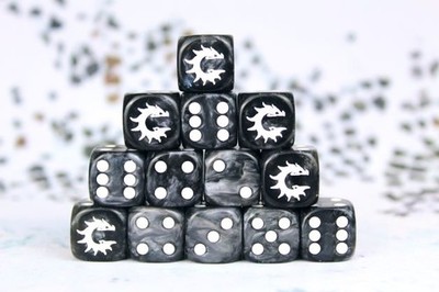 Conquest Logo on Black Dice (PBW8513)