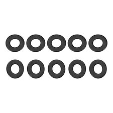 50Pack Alloy Steel Flat Washers Black 8x17x1.5mm