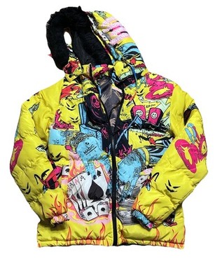 Reelistik RST Puffer Jacket Yellow 'All In' Warm Large