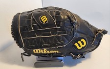 Wilson-Baseball Glove Black Leather Signature Model Barry Bonds. A2213 LHT. 12