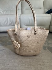 Oaxacan Mexican Hand Woven Bag With Flower Design