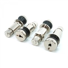 Stainless Steel Bolt-in Valve Stem 4 Pack - 1.5 Long For Tires Wheels