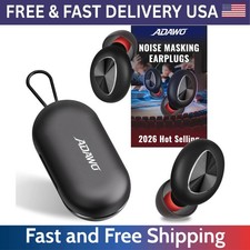 Noise Cancelling Ear Plugs for Sleeping, Travel  Work - 50Db Reusable Silicone