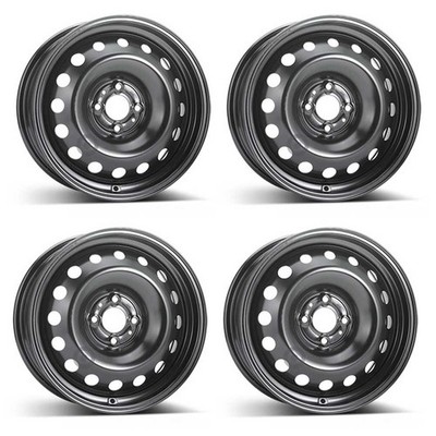 4 Alcar steel wheels rims 6666 6.5Jx16 ET37 4x100 for Renault Clio