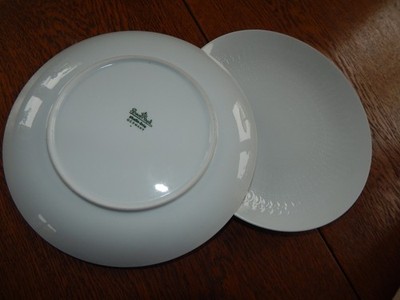 Rosenthal Romanze in weiß  2 Kuchenteller