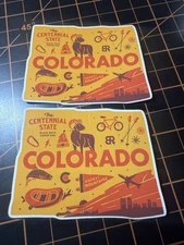 Black Rock Coffee Bar  Sticker Colorado State lot Of 2