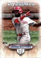2021 Topps DH Debuts DHD-6 Andrew McCutchen Philadelphia Phillies