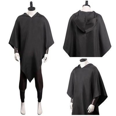 The Last Wish Puss Wolf Death Cosplay Costume Pants+Cloak Halloween Carnival Men