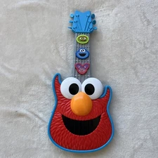 Sesame Street Rock With Elmo Guitar Musical Instrument Toy Cookie Abby Oscar