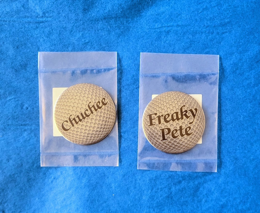 Personalized 3D Design Steel Golf Ball Marker w' NAME! Gift for Golfer