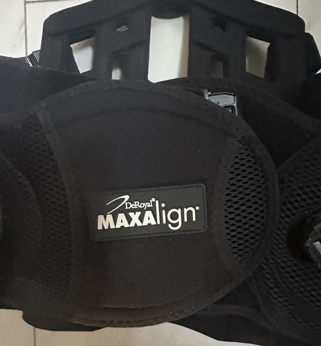 DeRoyal De Royal MaxAlign Max Align Sz Waist 24-59” Height Adj Back Brace - Picture 10 of 11