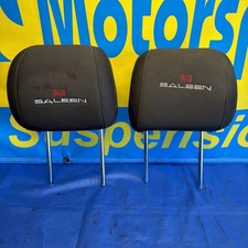 2014 Ford Mustang Gt Saleen Pair Front Head Rest Black Cloth Coupe 2014 Ford Mustang Gt Saleen Pair Front Head Rest Black Cloth Coupe
