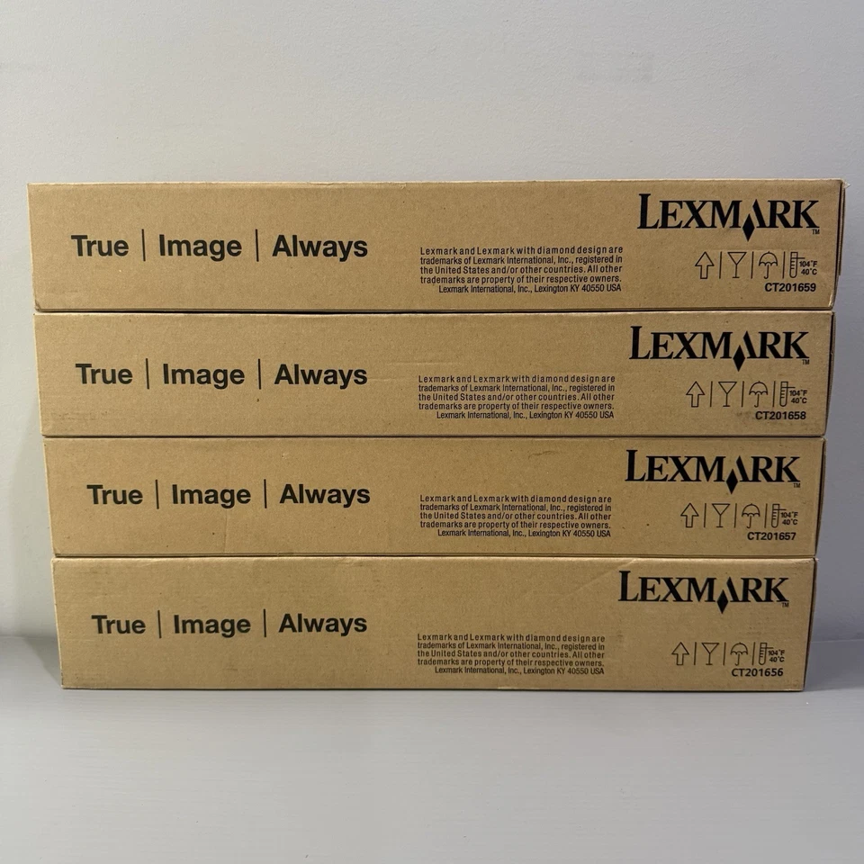 LEXMARK 22Z0008 22Z0009 22Z0010 22Z0011 Complete Toner Set KYCM for XS952 XS954 - Image 2 of 3