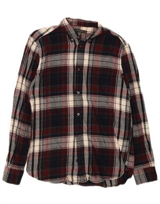 FRENCH CONNECTION Herren Flanellhemd Large Mehrfarbig Kariert Baumwolle IC13