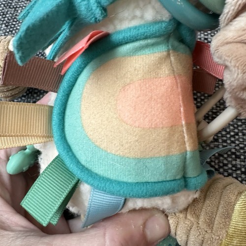 Itzy Ritzy Baby Bundle Lot - 3 Pc. Teether Llama Rainbow Cactus Mitten Toys - Picture 7 of 14