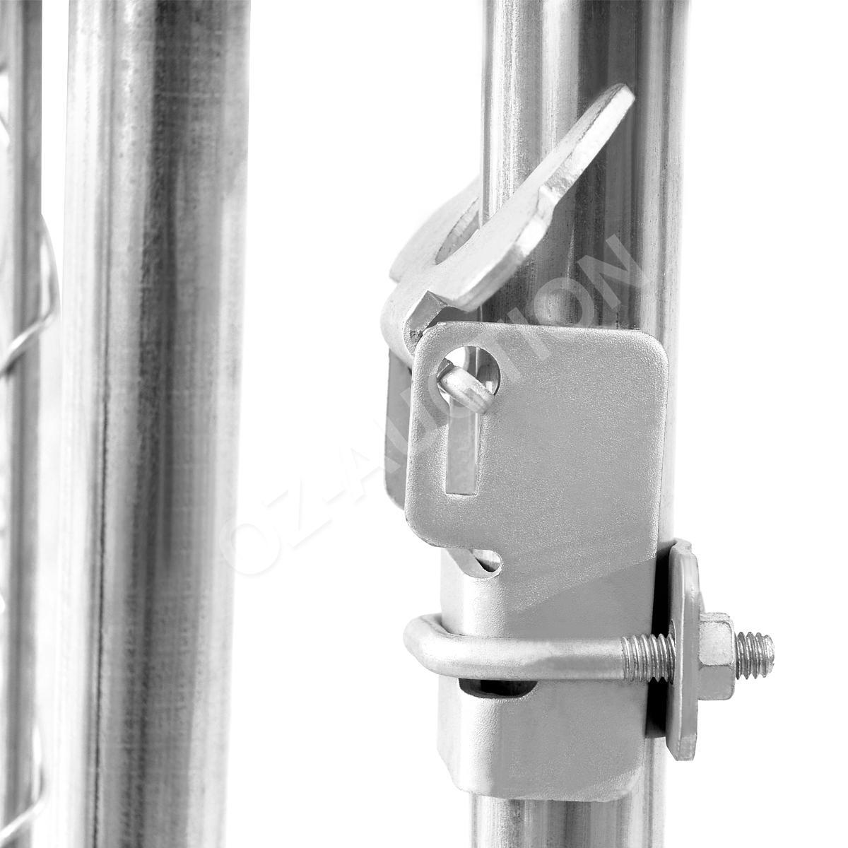 4mx4mx1.83m Dog Kennel Run & Pet Enclosure Run Animal Fencing Fence