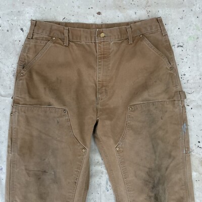 パンツ 70's Carhartt Duck Double Knee Overalls 70'S Carhartt Double Knee Duck Overalls Men's W48 Vintage