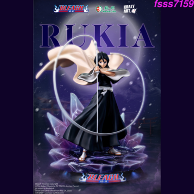 BLEACH krazy art-STUDIO 朽木ルキア フィギュア Krazy Art Bleach Kuchiki Rukia 1/6 Scale Resin Painting Model Pre