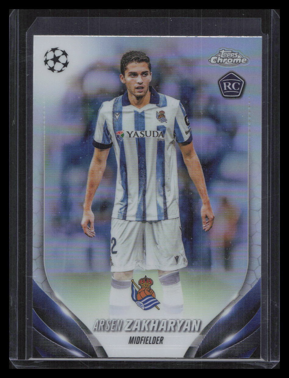 2023-24 Topps Chrome UEFA #141 Arsen Zakharyan Refractor