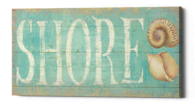 Epic Graffiti 'Pastel Shore' by Daphne Brissonet, Giclee Canvas Wall Art