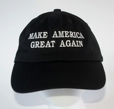 Make America Great Again Black Hat with an Adjustable Buckle Back
