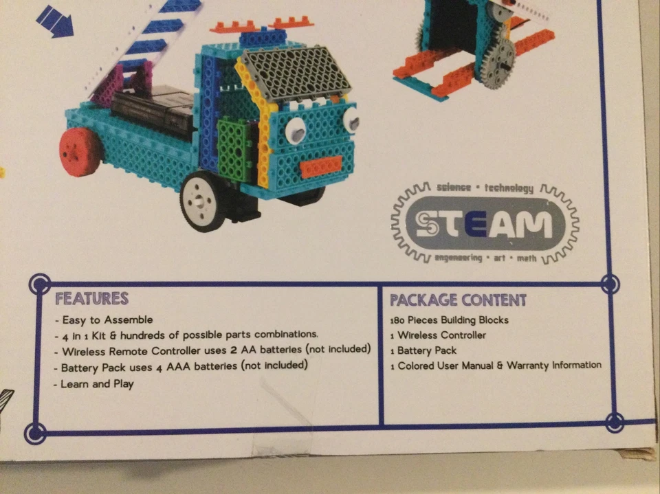 Vivitar KidsTech 4-in-1 RC Construction Vehicles Kit VA90034 - Image 3 of 3