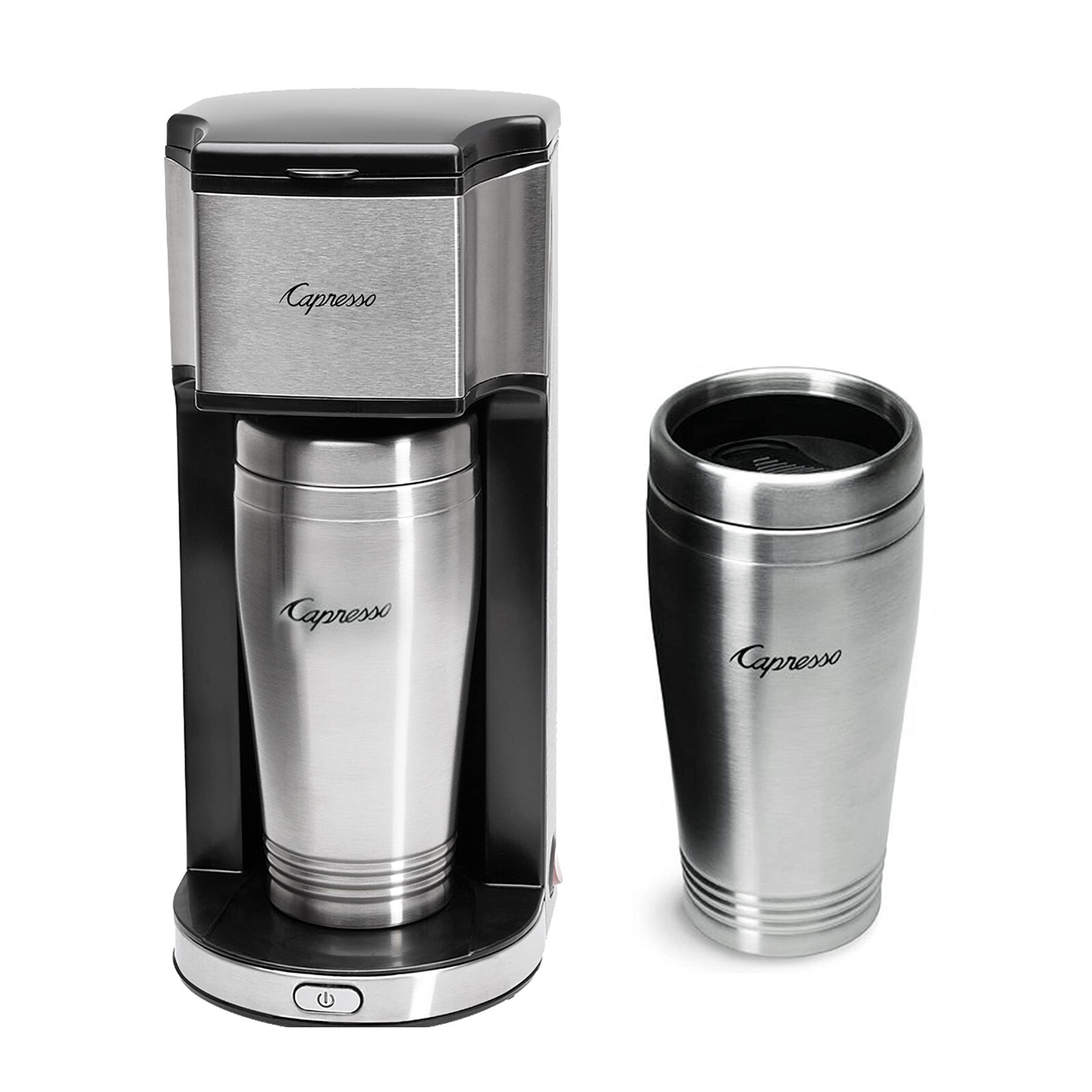 Capresso 425.05 1-Cup Coffee Maker - Black/Silver