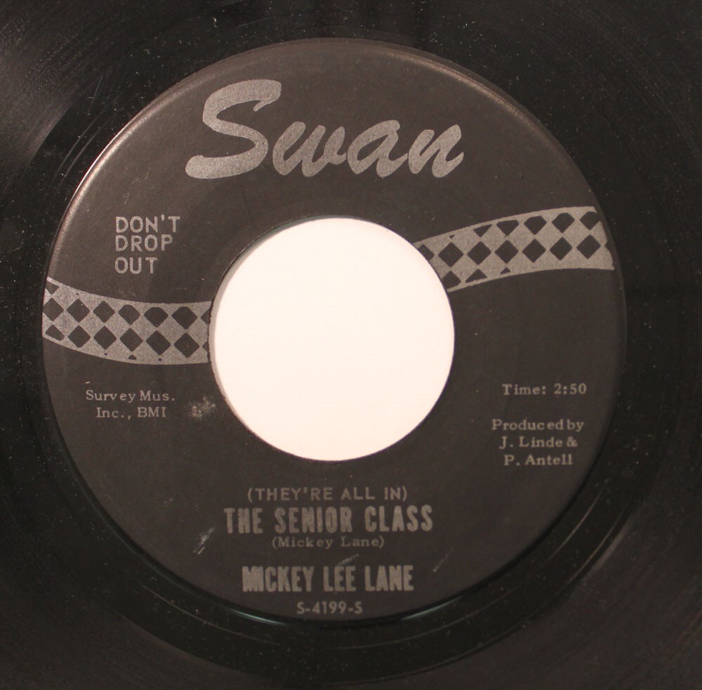 洋楽 MICKEY LEE LANE - THE SENIOR CLASS The Senior Class - Mickey Lee Lane 45rpm 1965 - YouTube