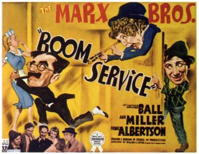 Room Service poster Groucho Marx Harpo Marx Chico Marx 1938 OLD MOVIE PHOTO