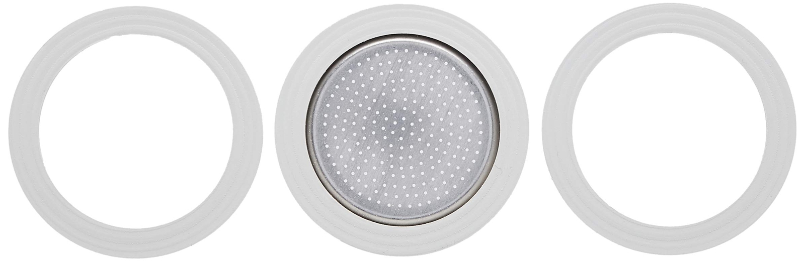 Bialetti Gaskets and Filter for 1 Cup Moka / Break / Dama / Mini
