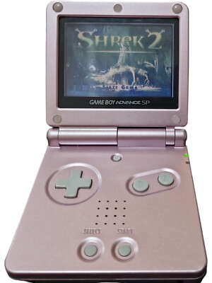 Gameboy Advance SP AGS-001 with USB charger, Original Case And 7
