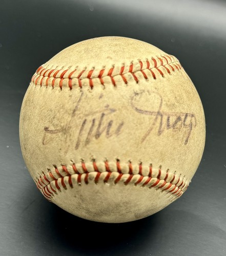 Willie Mays Autografowani baseballowi giganci bez COA.