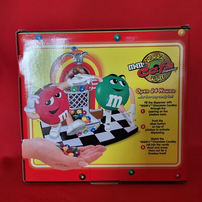 その他 M&M's Rockin' Cafe Dispenser M & M Rockin Cafe Roll Candy Dispenser First Limited Edition