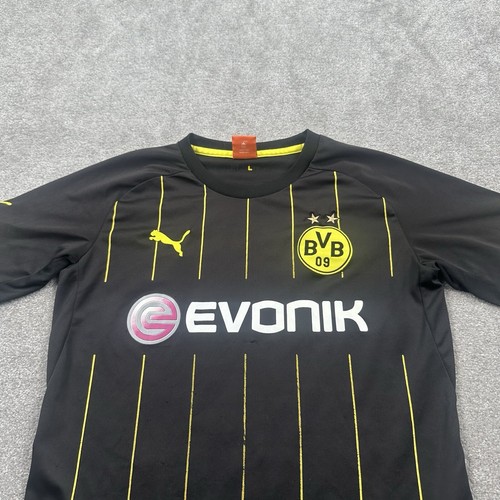 Borussia Dortmund Soccer Jersey Size S Black # 11 Reus 2014 2015 - Picture 4 of 12