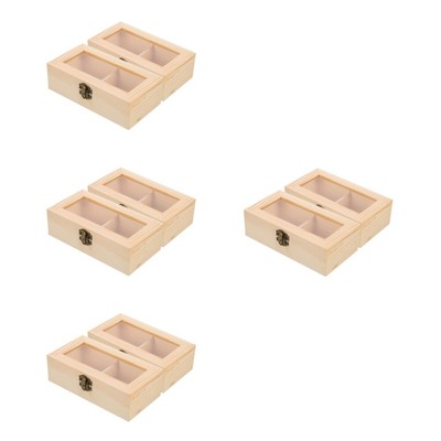  4 Pieces Aufbewahrungsbox Aus Holz Multi-functional Jewelry Bracelet Storage