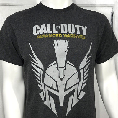Call of Duty Mens T Shirt 2014 Advanced Warfare Video Game Promo Tee Gray Size M