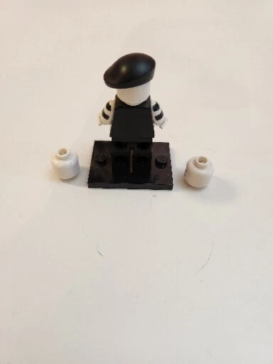 LEGO Mime Mini-figures 2010 SERIES 2 Retired 8684 Individual Loose  - Image 2 of 2