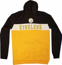 Pittsburgh Steelers Youth Performance Level Hoodie Sweatshirt Youth 8-20 NEW tag