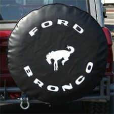 32" 33" Car Spare Tire Wheel Covers Heavy Duty Vinyl Material For FORD BRONCO