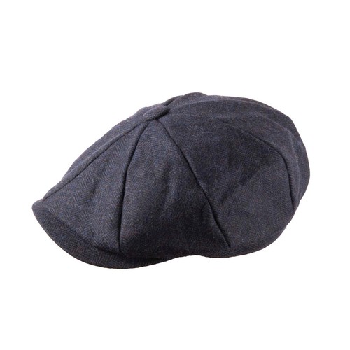 Heritage Traditions Tweed Peaky Panel Cap, Men and Womens Hats, Mens Flat Caps - Picture 58 of 61