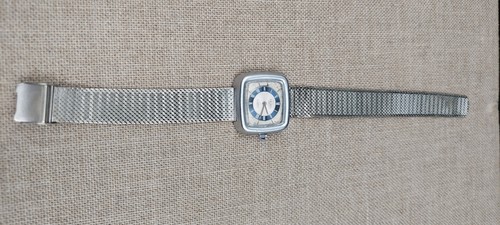 DEBEL WATCH 17 JEWELS Incabloc Molto Raro orologio TV Watch Swiss Made S.S. - Foto 13 di 21