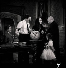 Ken Weatherwax John Astin Carolyn Jones Loring 1964 Addams Family Tv Old Photo 2
