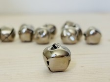 NEW 100-Piece Lot Silver 1/2  Jingle Bells For Crafting