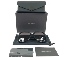 Dolce & Gabbana Sunglasses DG6193-U 501/8G Black Asian Fit Frames Gradient Gray