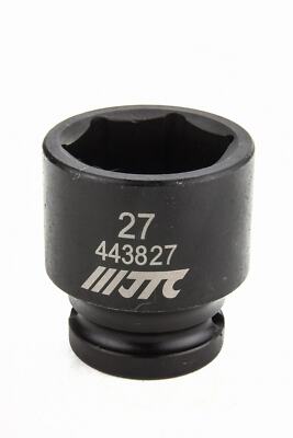 JTC AUTO TOOLS 1/2'''' DR. 6PT Impact SOCKET27MM by JTC 443827