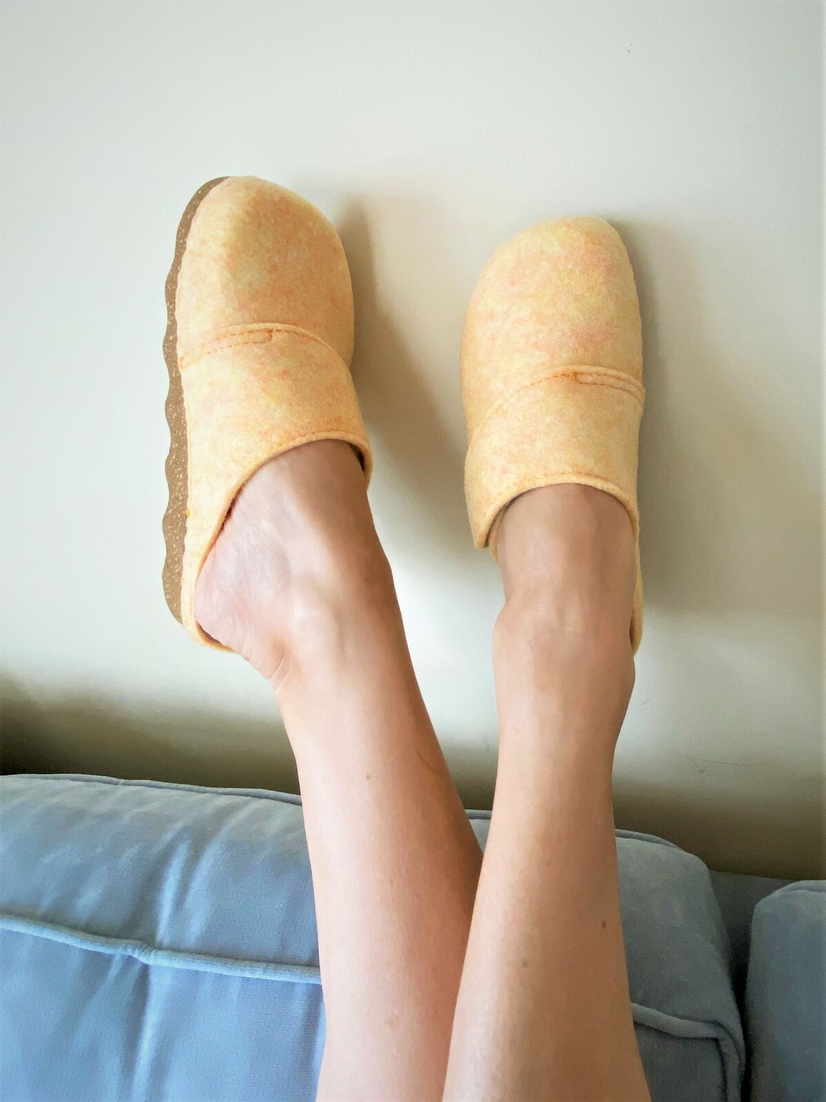 PANTOFOLA D’ORO Zoccoli donna in feltro supporto arco plantare ortopedico comode scarpe casa US 8